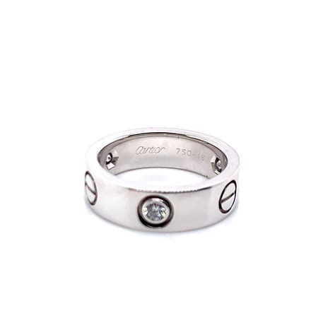 love cartier ring price|cartier 750 ring 52833a worth.